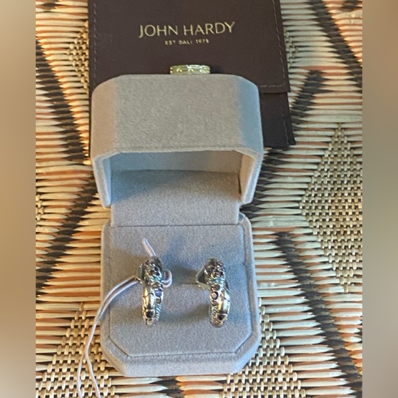 John Hardy Jewelry - John Hardy Kali small hoops with stones